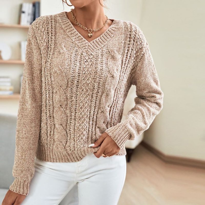 Warm Loose Casual Slimming Knitted Sweater