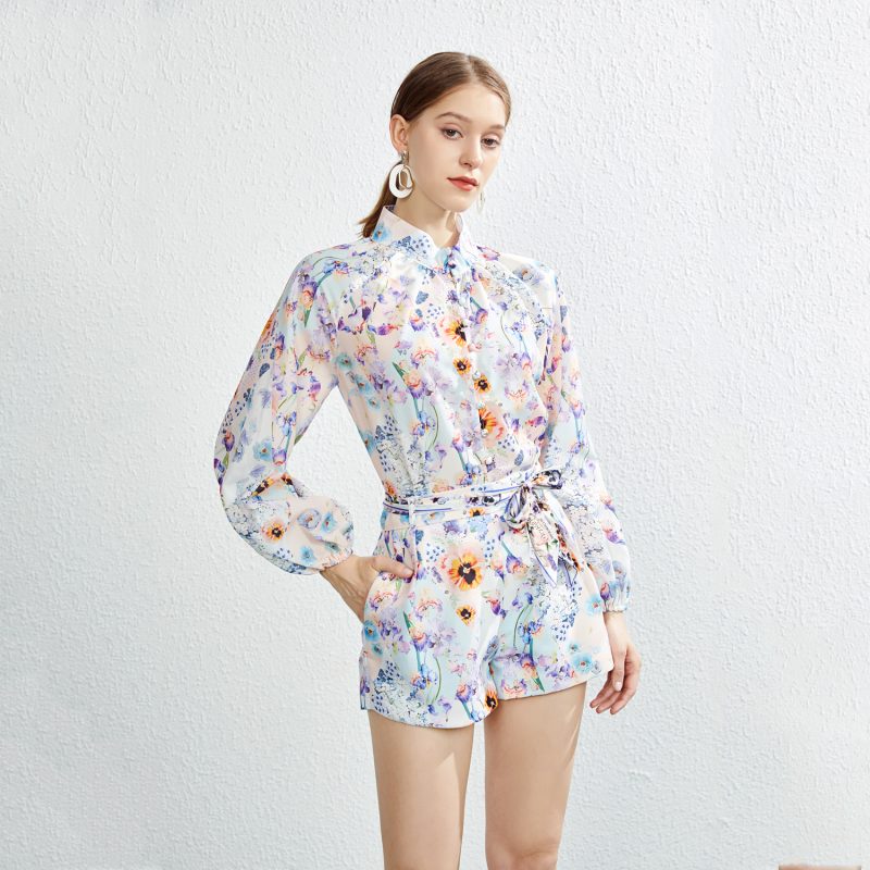 Summer Printed Shirt Set