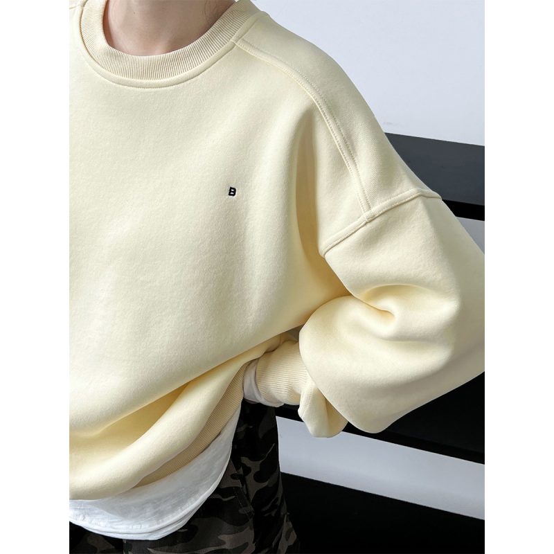 Simple Loose Pullover Sweater | BF Style Long Sleeve Top