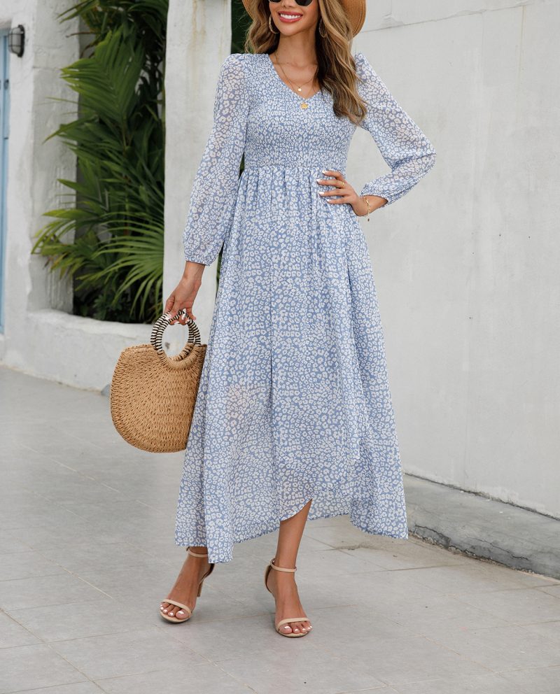 Sun Protection A-Line Maxi Dress - Vacation Chic