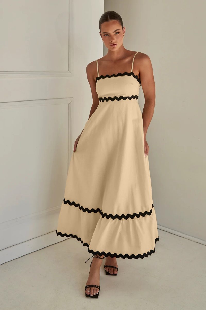 Sexy Strap Tube Top Swing Dress - Summer Chic