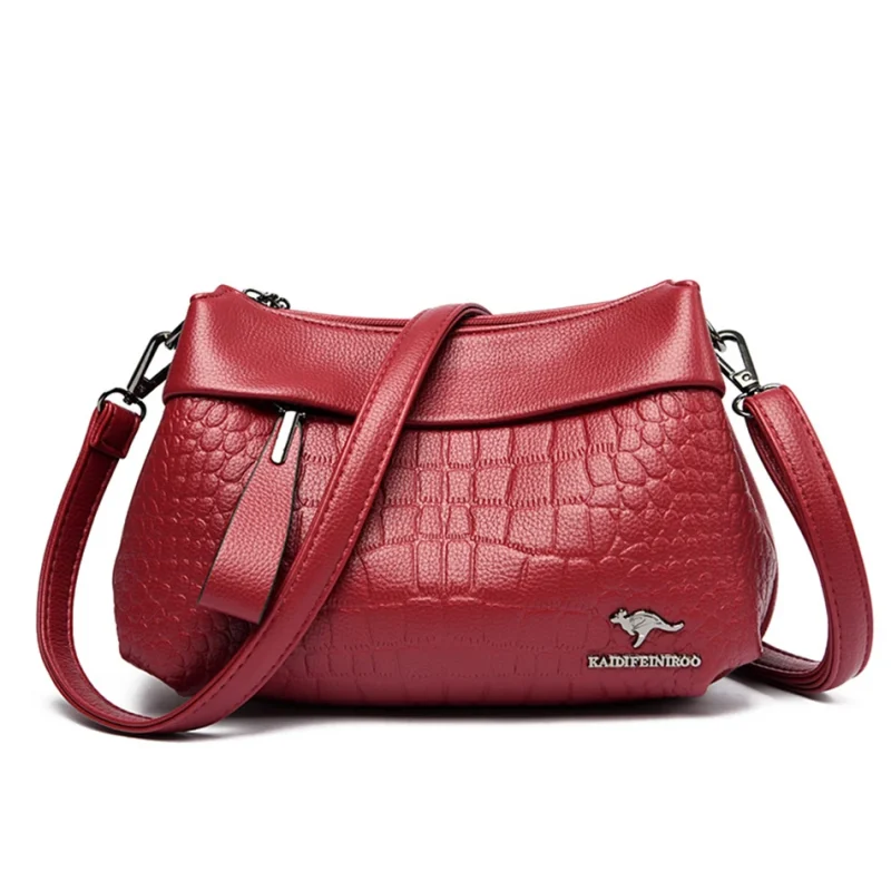 Vintage Eco Handbags: 3 Layer Croc