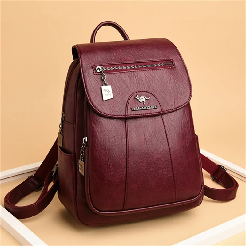 High Quality Soft Leather Eco Backpack