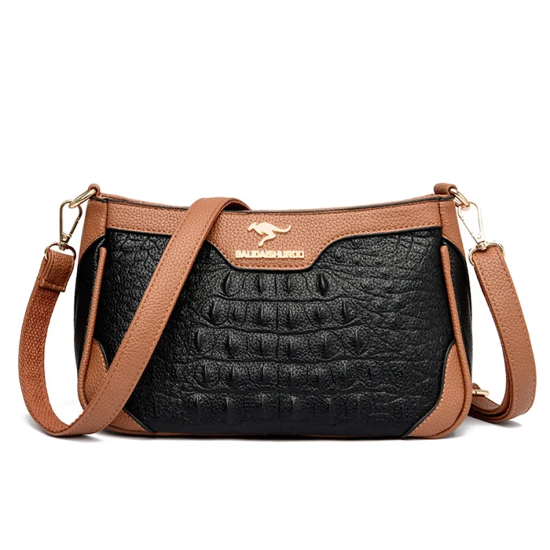 Ethical Croc Crossbody Bag: Eco Leather