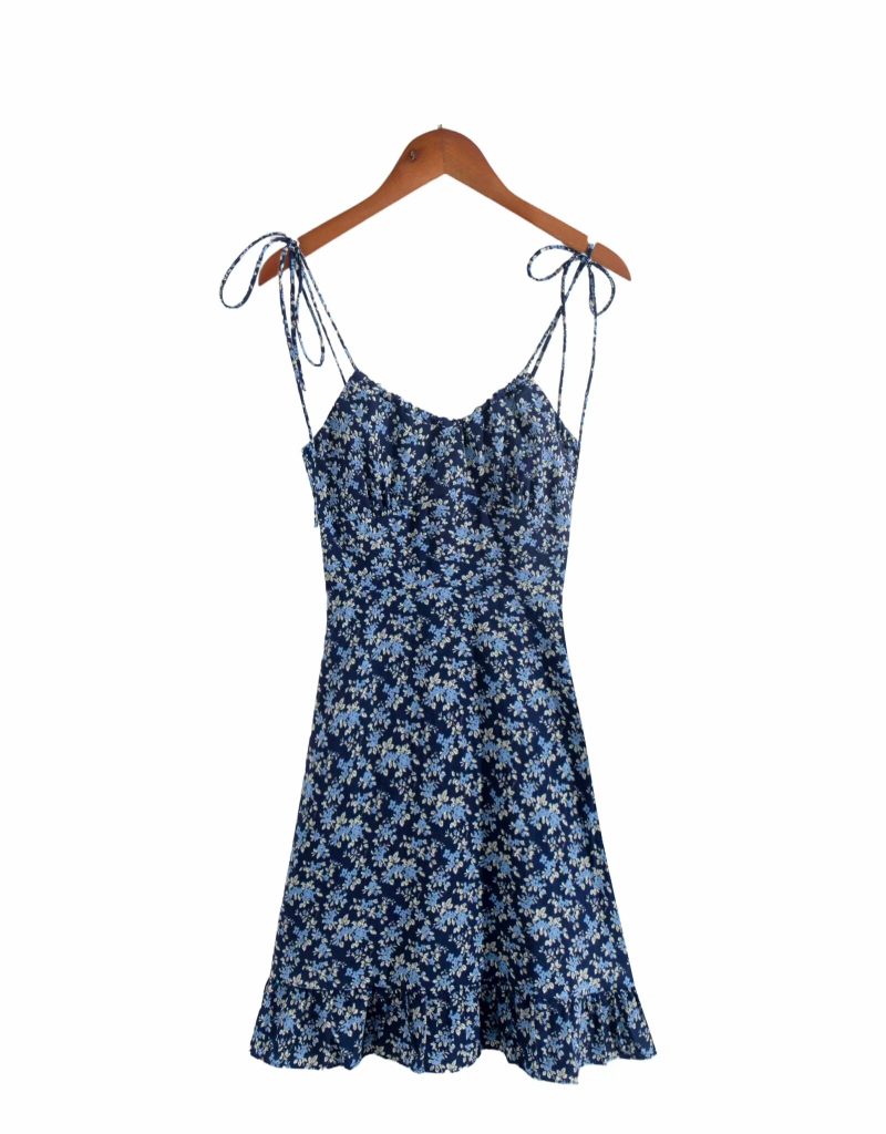 Women's  Waist Seaside Beach Vacation Dress